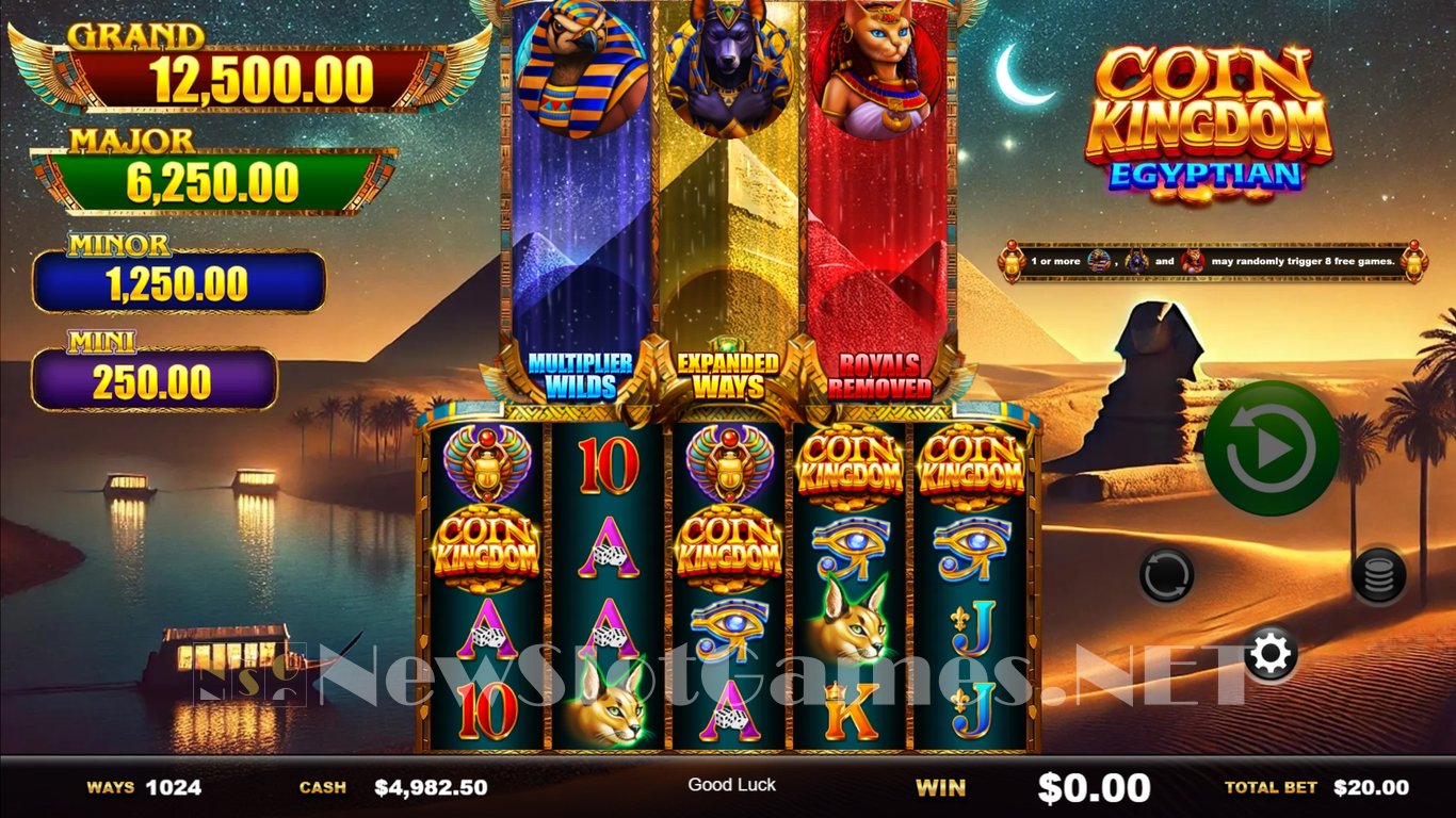 Coin Kingdom Egyptian Slot Demo Image