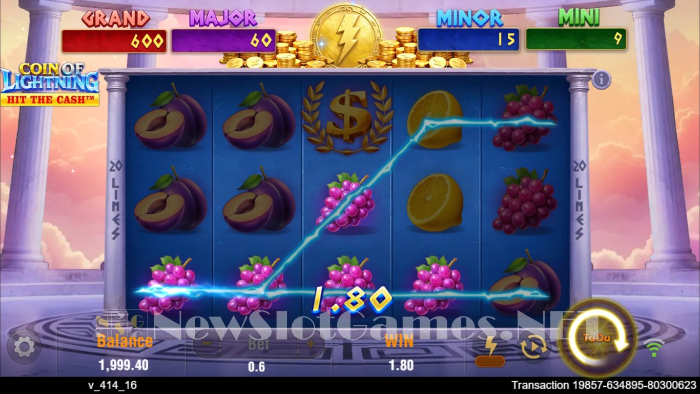 Coin of Lightning Slot Demo Image