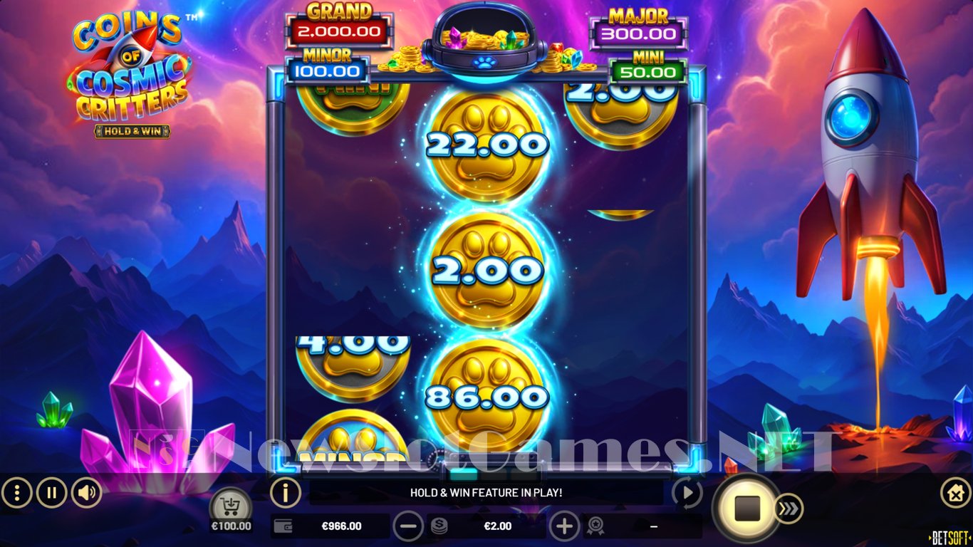 Coins of Cosmic Critters Slot Demo Image