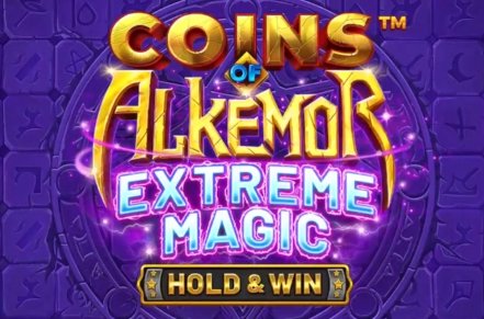 Coins of Alkemor Extreme Magic Slot Logo