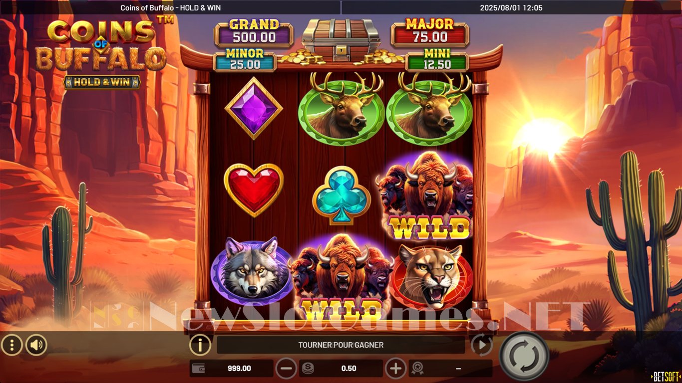 Coins of Buffalo Slot Demo Image