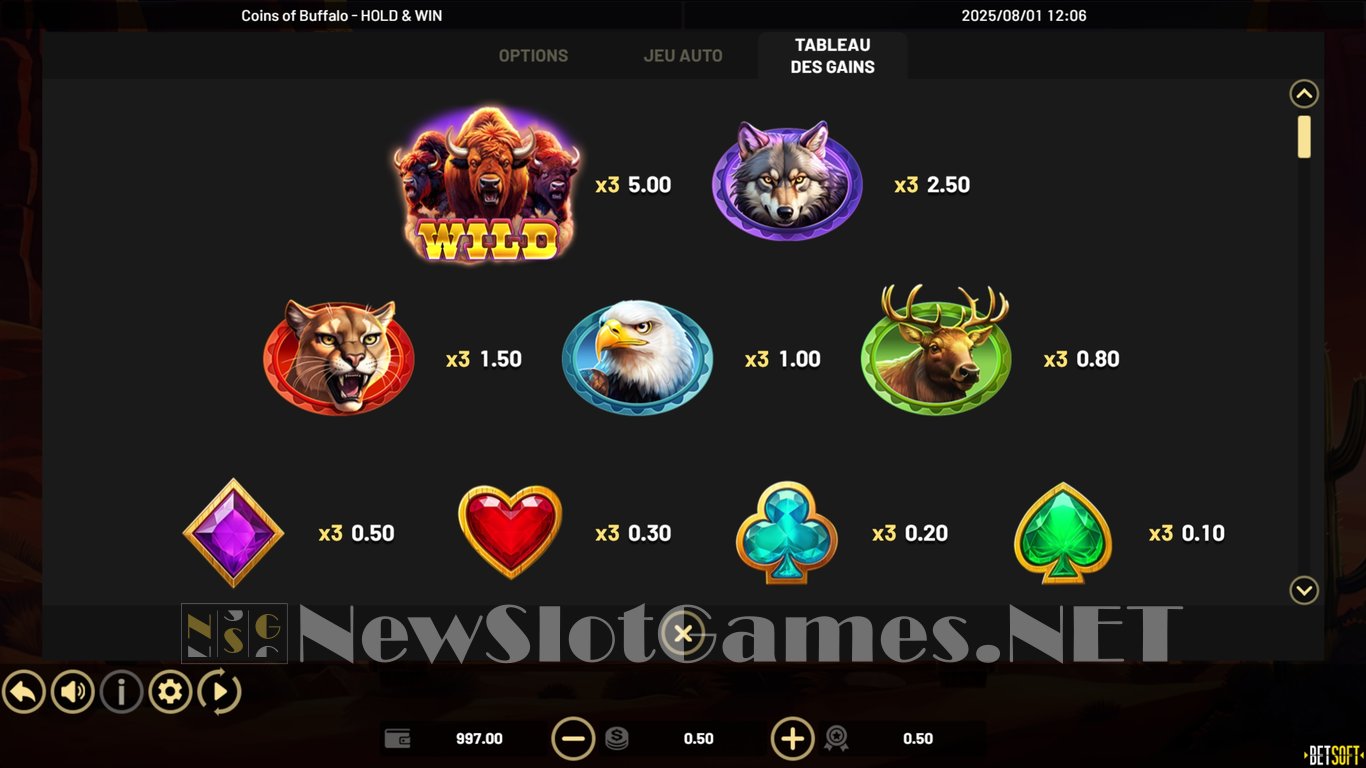 Coins of Buffalo Slot Slot Image in Demo - pic. 5