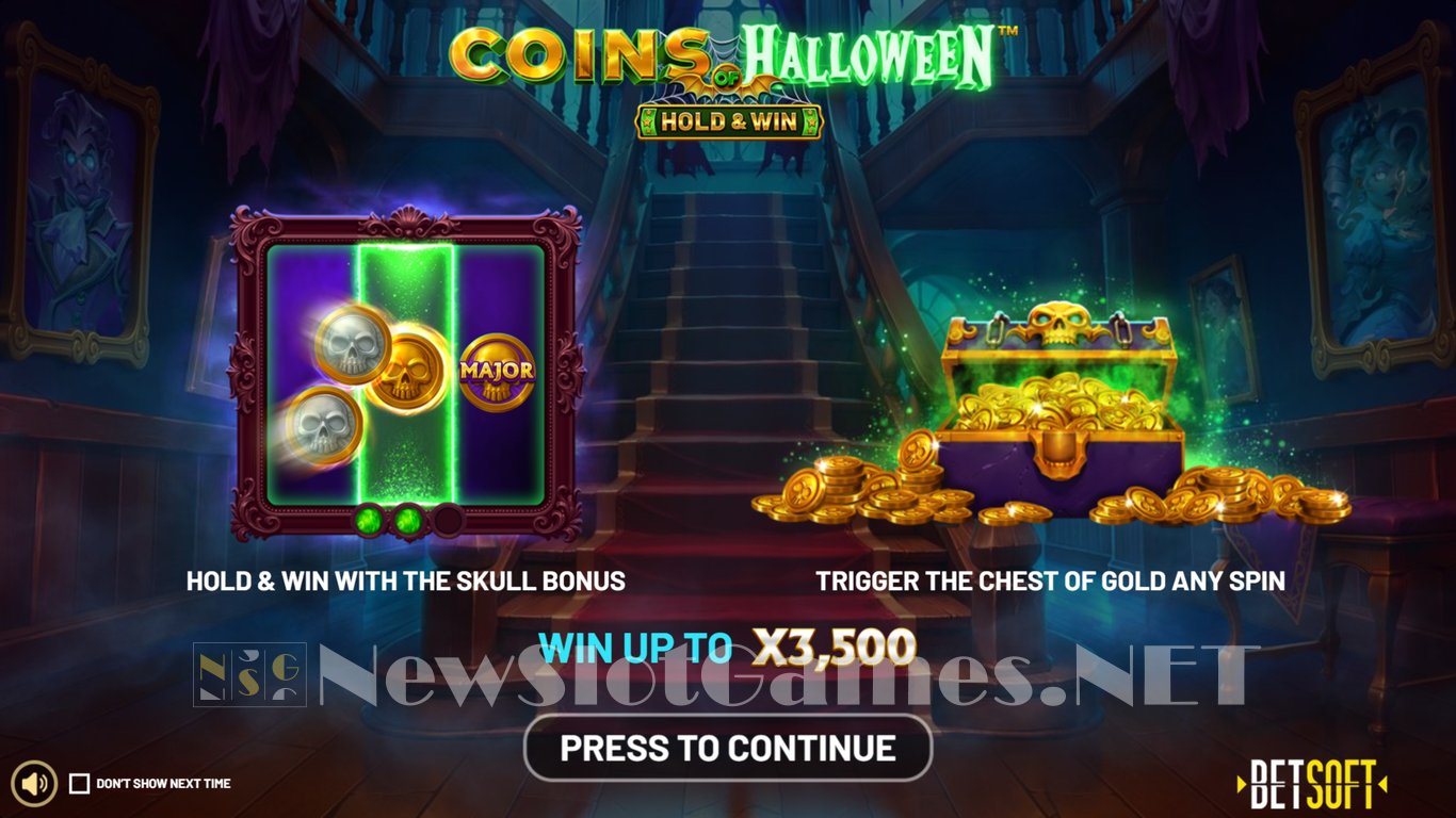 Coins of Halloween Hold & Win Slot Demo Image