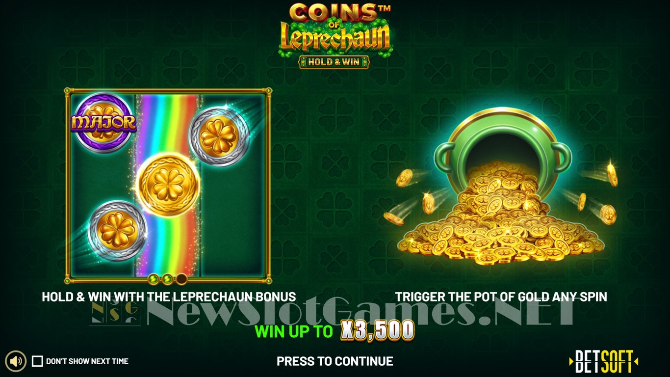Coins of Leprechaun Slot Demo Image