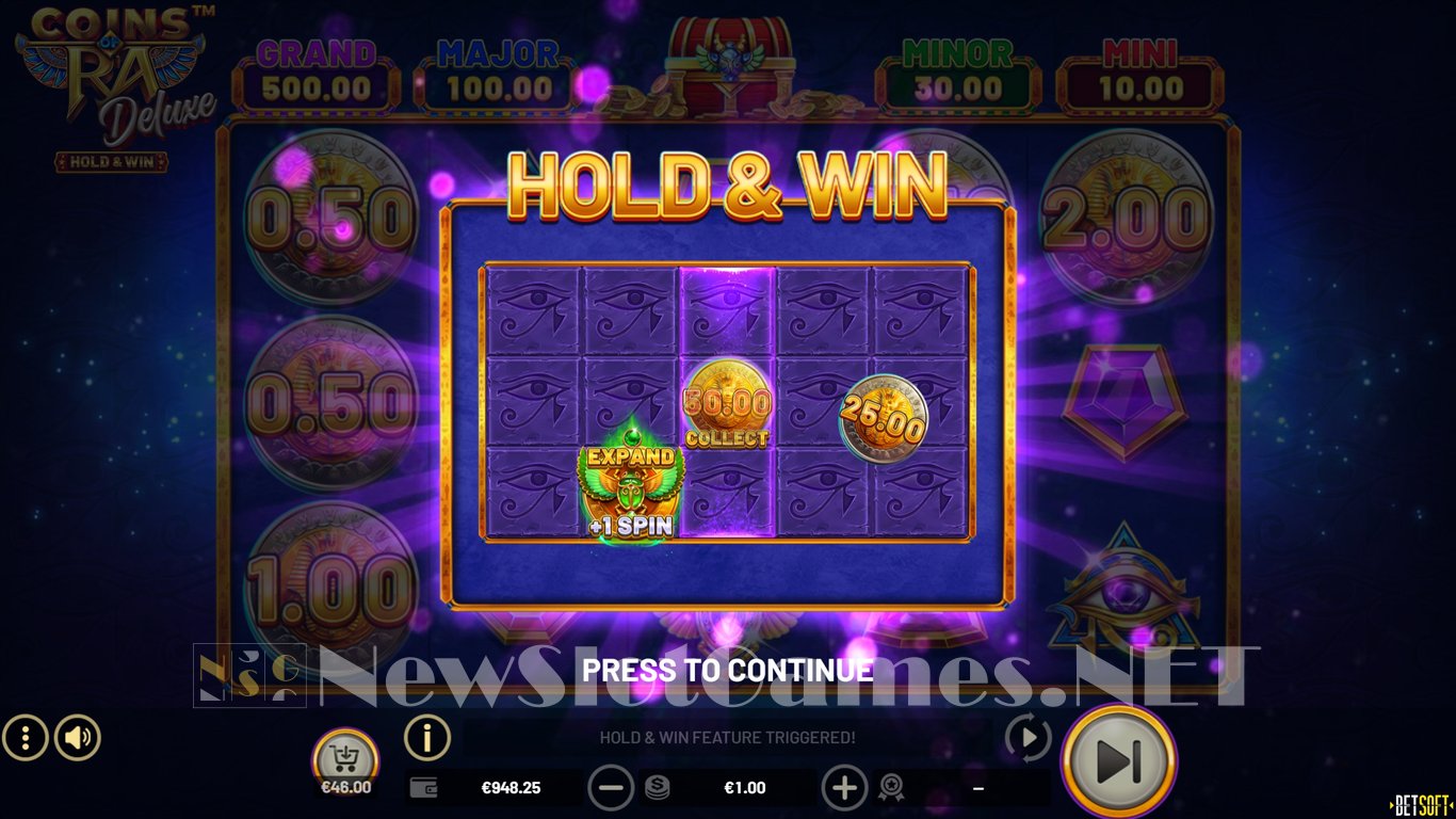 Coins of Ra Deluxe Hold & Win Slot Slot Image in Demo - pic. 8