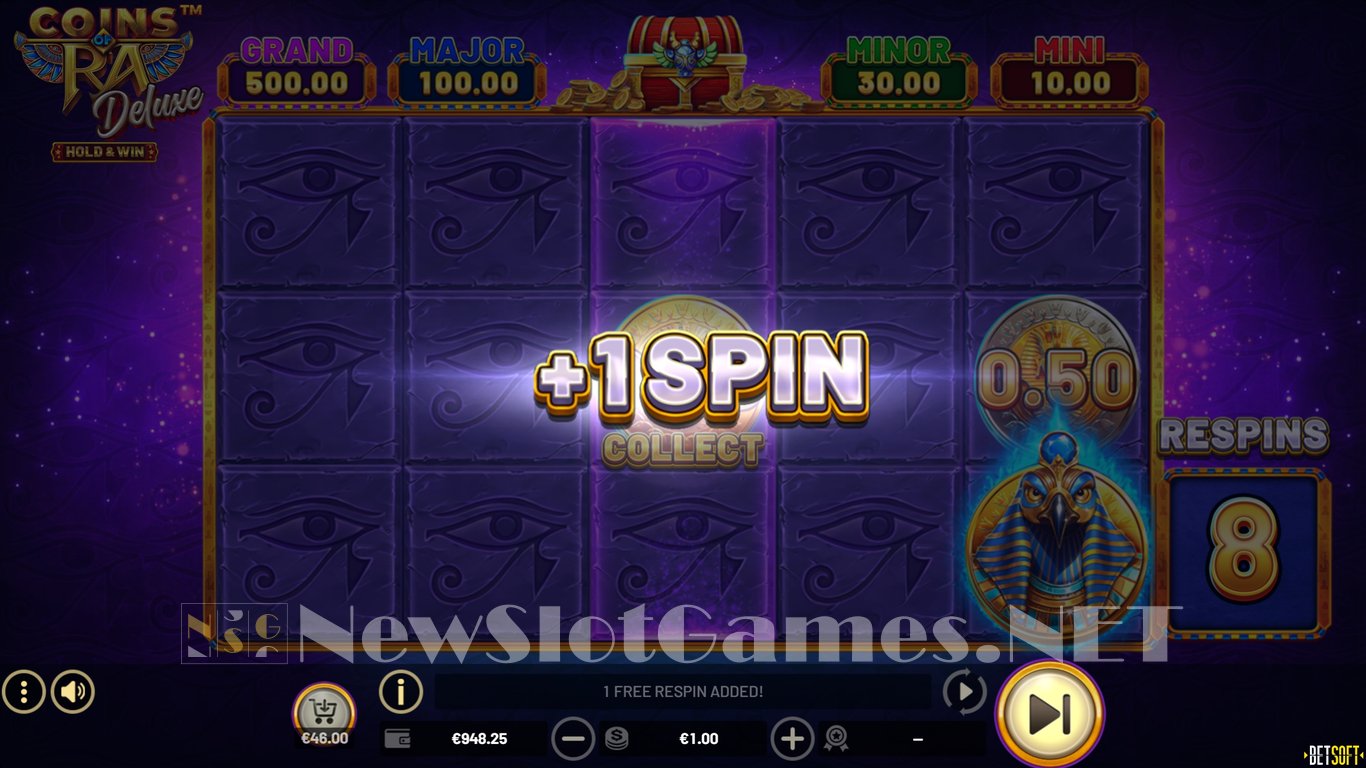 Coins of Ra Deluxe Hold & Win Slot Slot Image in Demo - pic. 9