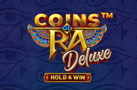 Coins of Ra Deluxe Hold & Win Slot Logo