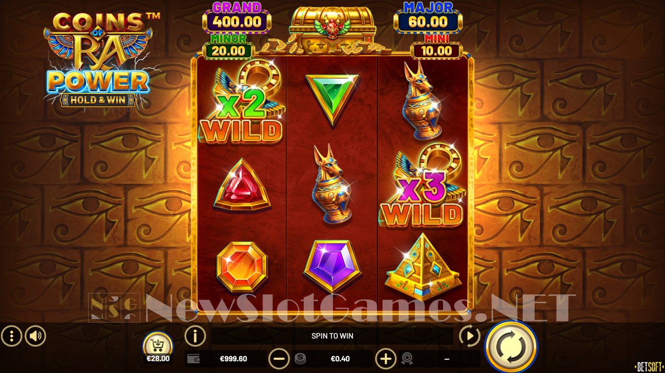 Coins of Ra Power – Hold & Win Slot Demo Image