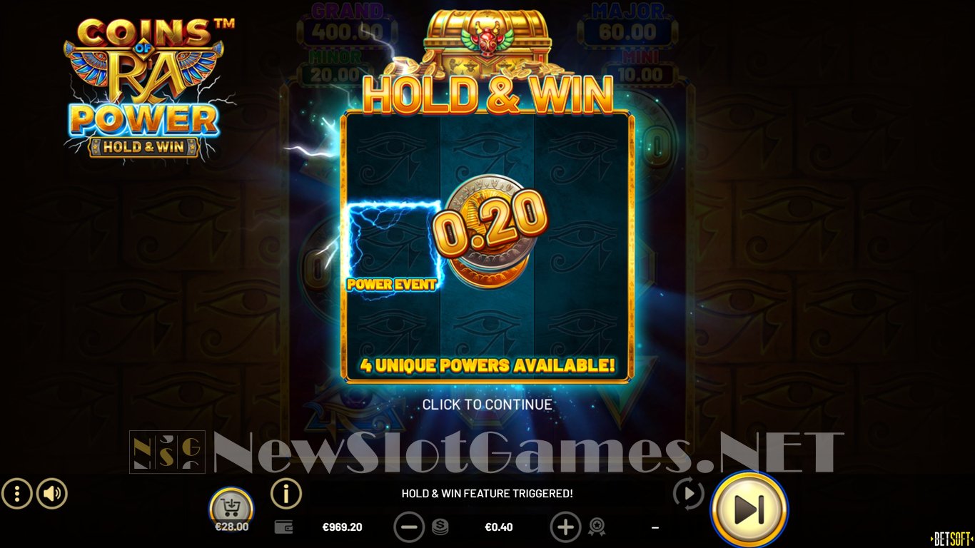 Coins of Ra Power – Hold & Win Slot Slot Image in Demo - pic. 10
