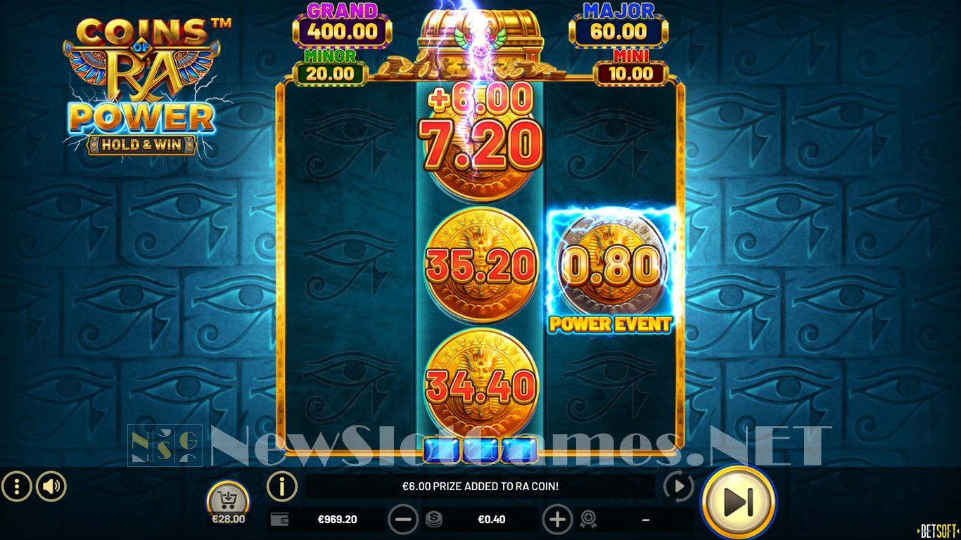 Coins of Ra Power – Hold & Win Slot Slot Image in Demo - pic. 12