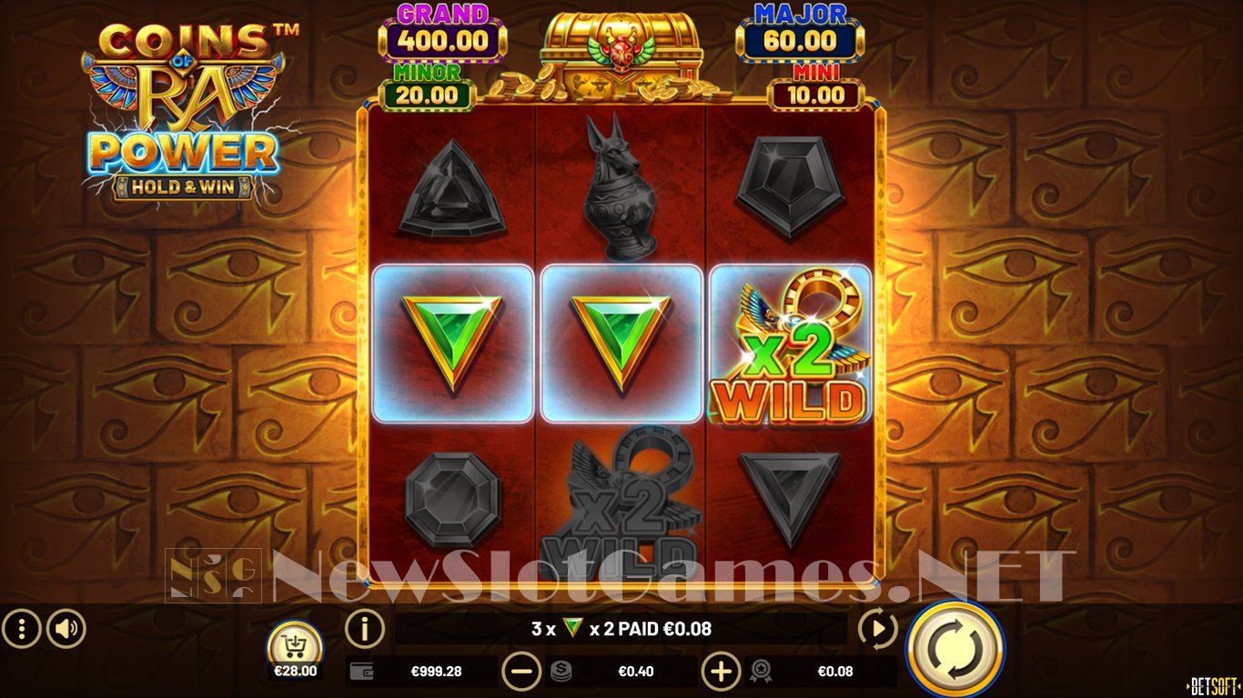 Coins of Ra Power – Hold & Win Slot Slot Image in Demo - pic. 2