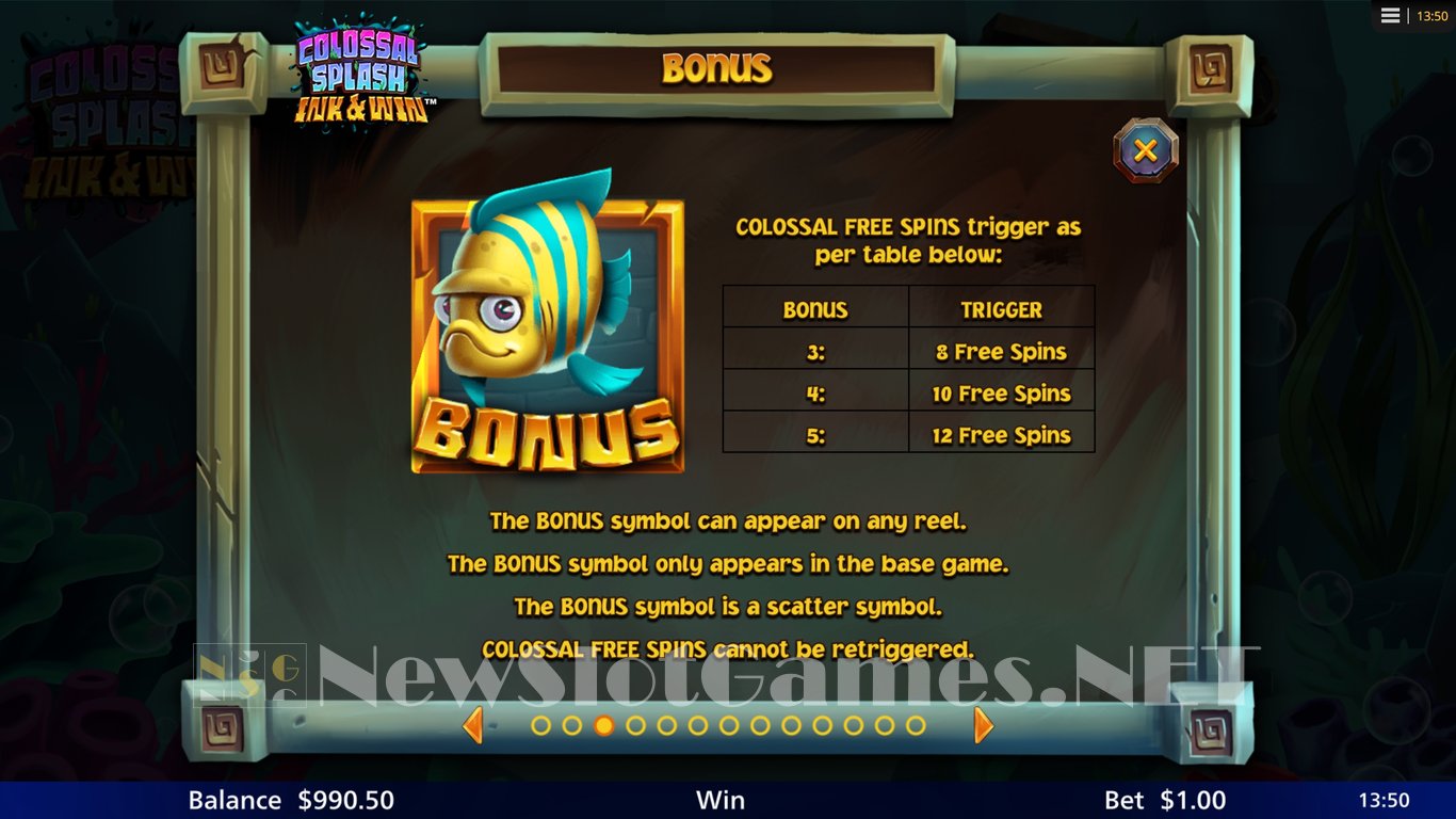 Colossal Splash Deep Dive Slot Slot Image in Demo - pic. 14