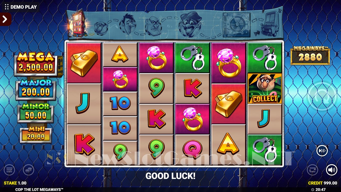 Cop The Lot Megaways Slot Slot Image in Demo - pic. 2