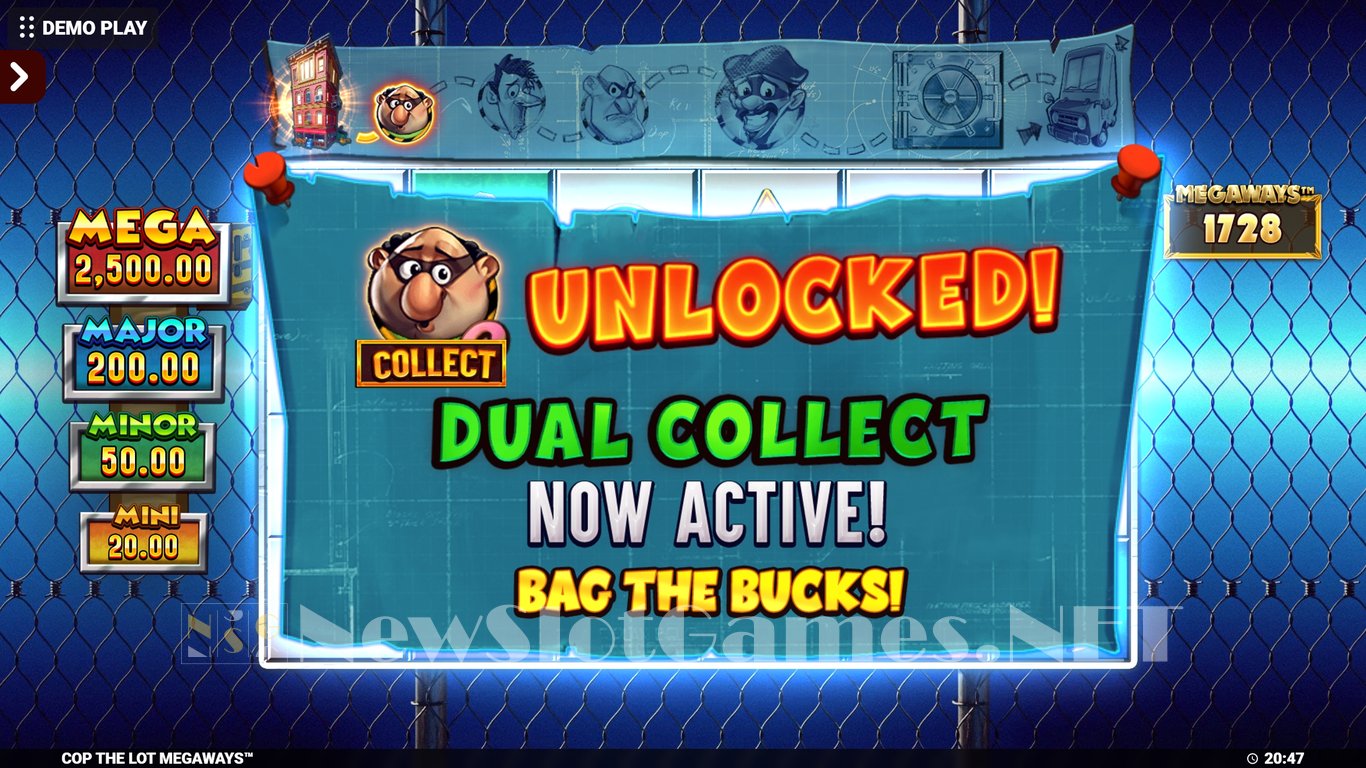 Cop The Lot Megaways Slot Slot Image in Demo - pic. 3