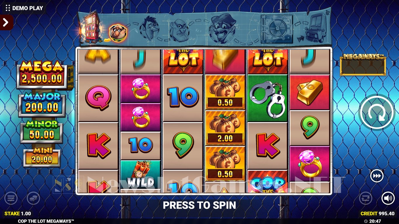 Cop The Lot Megaways Slot Slot Image in Demo - pic. 4