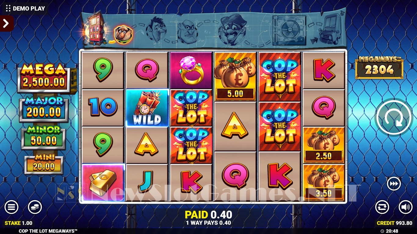 Cop The Lot Megaways Slot Slot Image in Demo - pic. 5