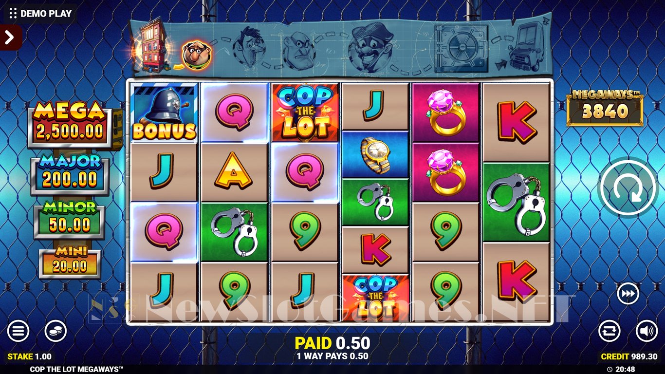 Cop The Lot Megaways Slot Slot Image in Demo - pic. 7