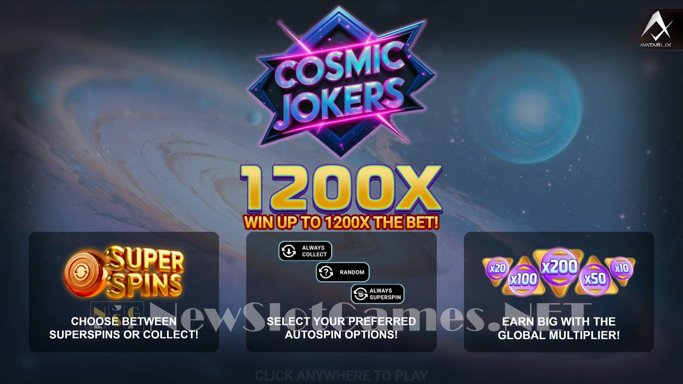 Cosmic Jokers Slot Demo Image