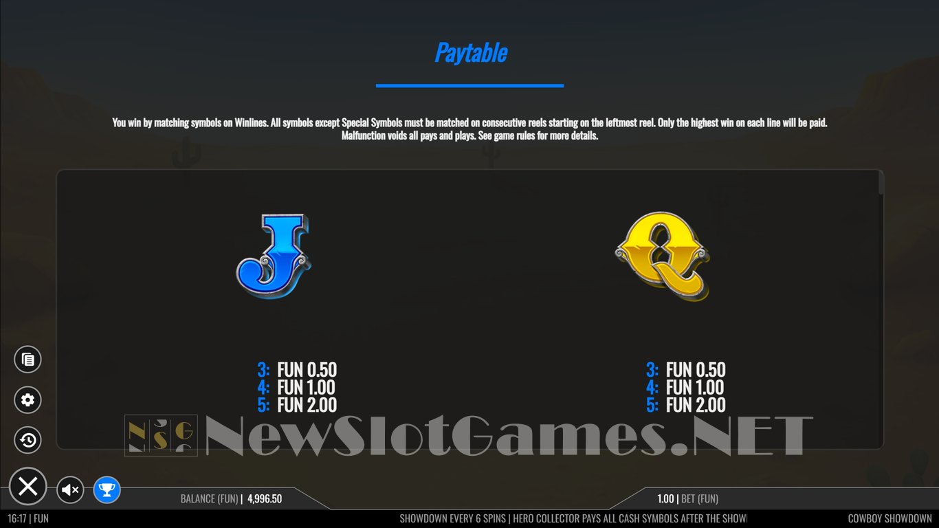 Cowboy Showdown Slot Slot Image in Demo - pic. 6