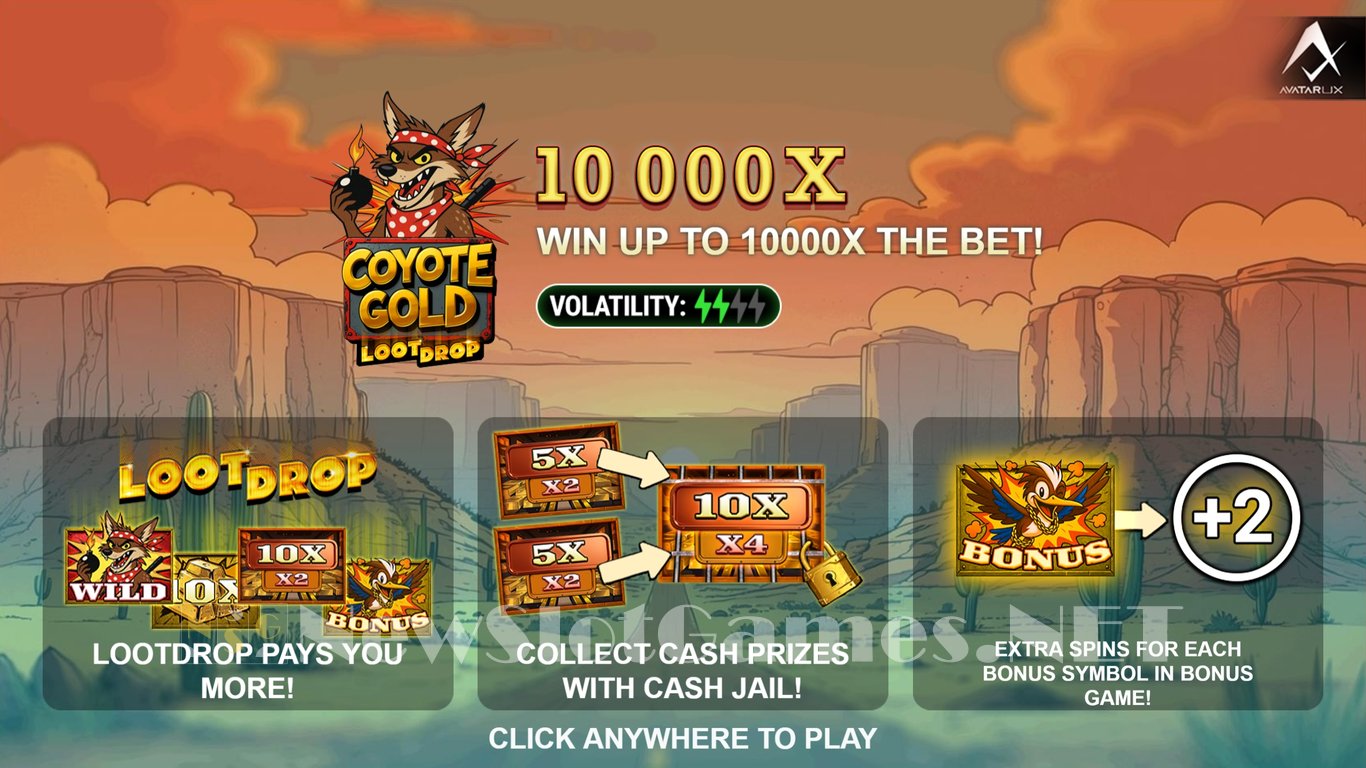 Coyote Gold Slot Demo Image