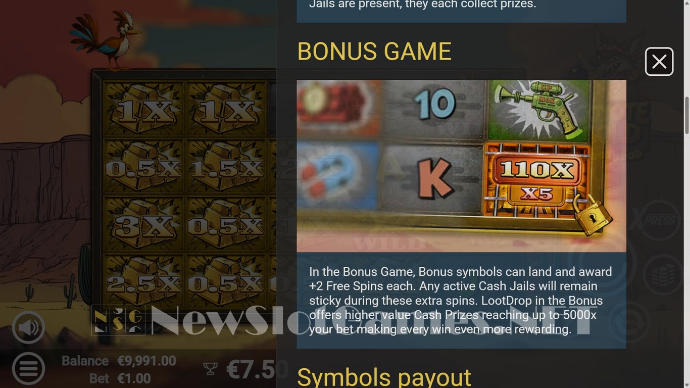 Coyote Gold Slot Slot Image in Demo - pic. 8