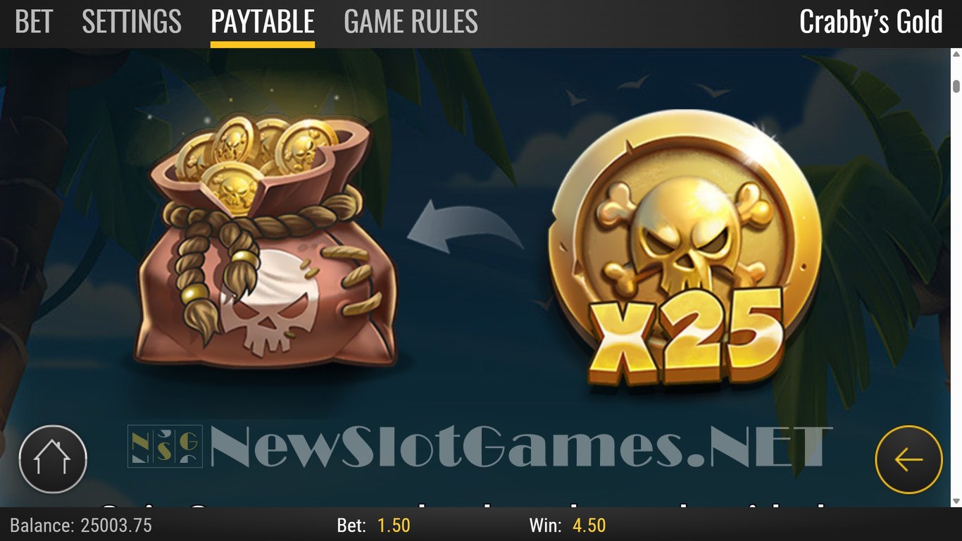 Crabbys Gold Slot Slot Image in Demo - pic. 9