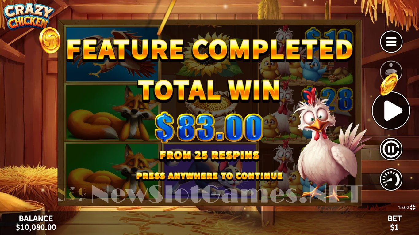 Crazy Chicken Slot Slot Image in Demo - pic. 9