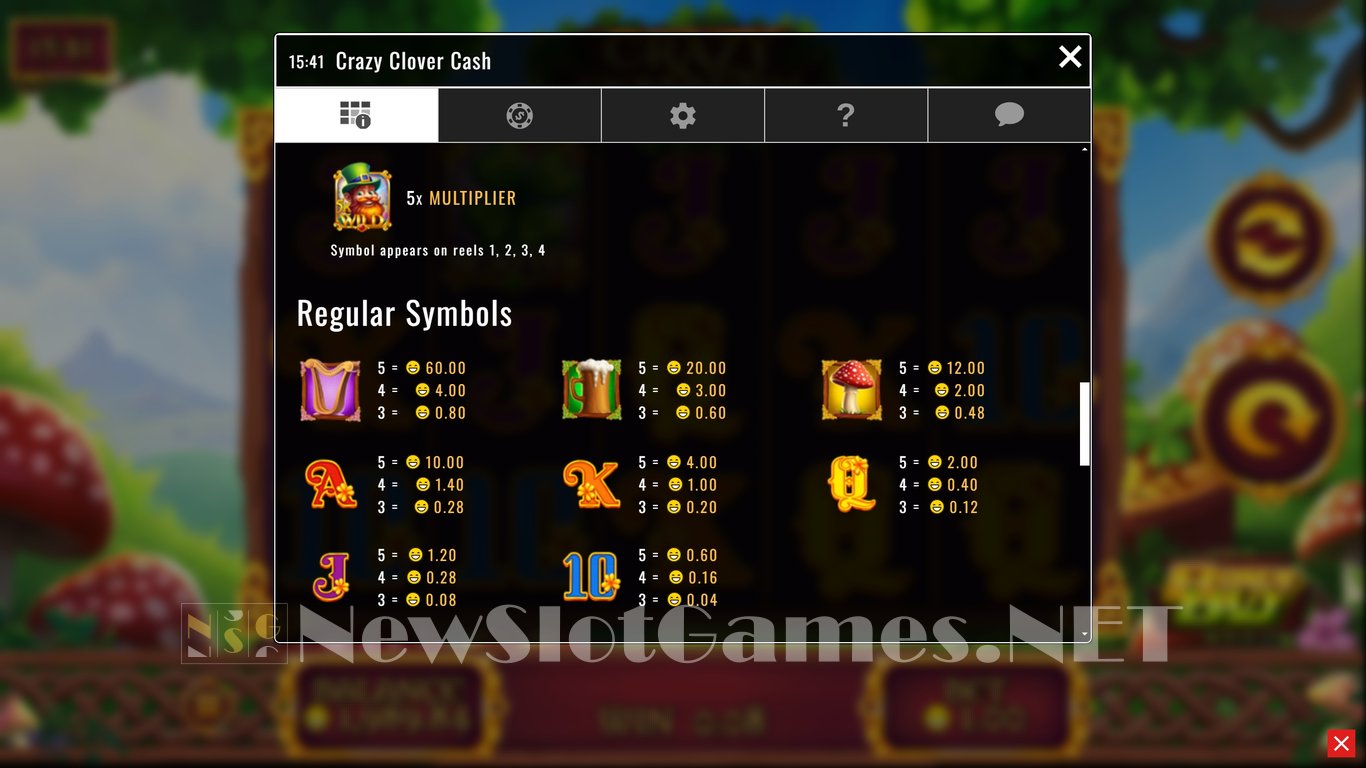 Crazy Clover Cash Slot Slot Image in Demo - pic. 8
