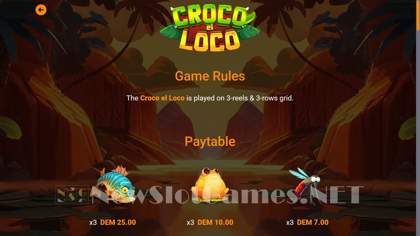 Croco el Loco Slot Slot Image in Demo - pic. 12