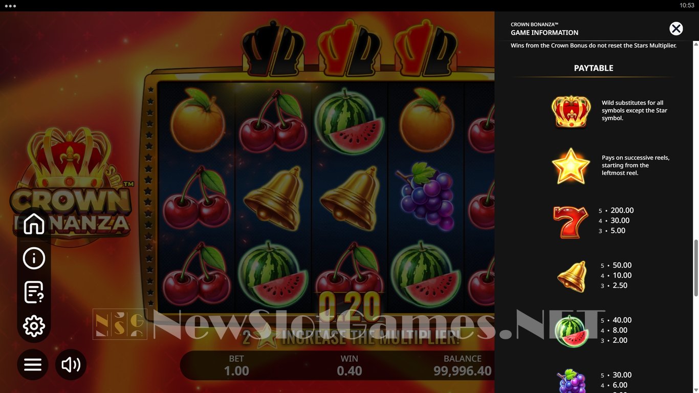 Crown Bonanza Slot Slot Image in Demo - pic. 8