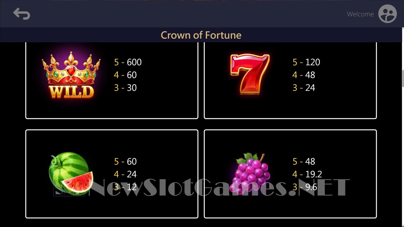Crown of Fortune Slot Slot Image in Demo - pic. 7