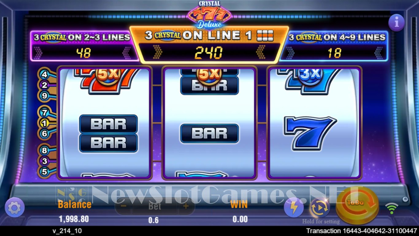 Crystal 777 Deluxe Slot Slot Image in Demo - pic. 2