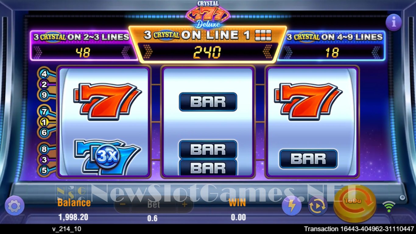 Crystal 777 Deluxe Slot Slot Image in Demo - pic. 3
