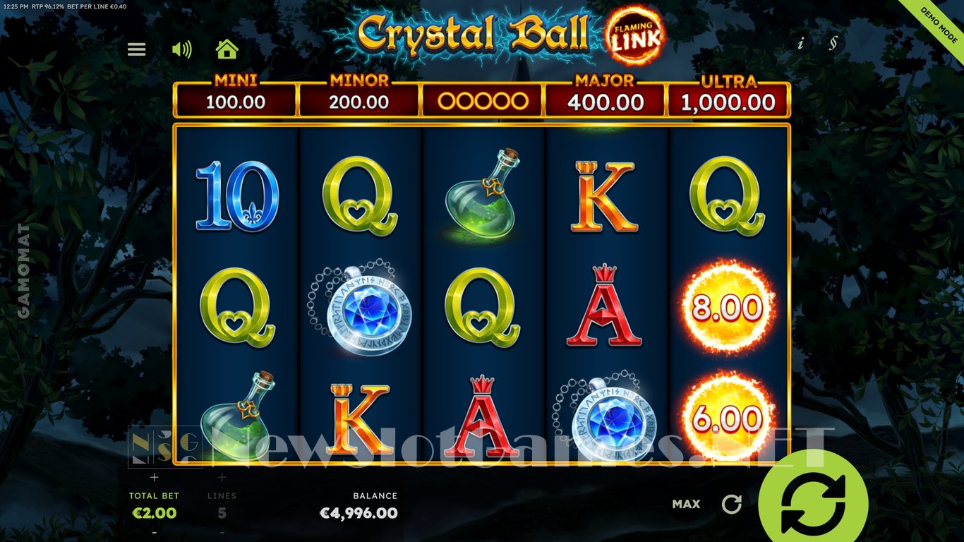 Crystal Ball Flaming Link Slot Slot Image in Demo - pic. 2