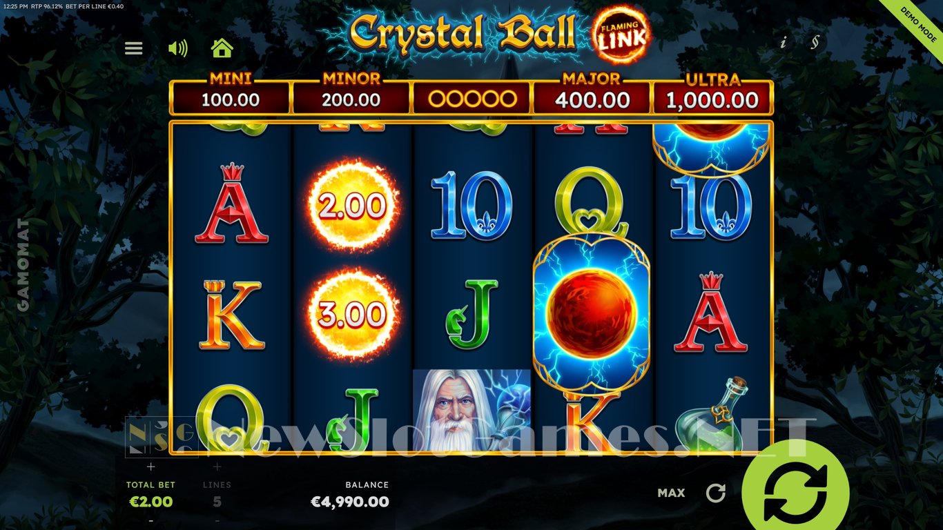 Crystal Ball Flaming Link Slot Slot Image in Demo - pic. 4