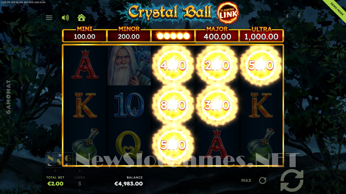 Crystal Ball Flaming Link Slot Slot Image in Demo - pic. 5