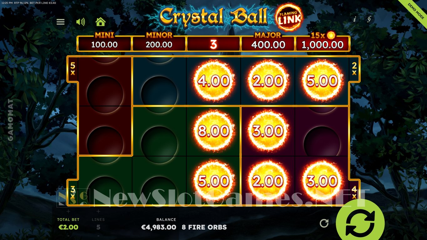 Crystal Ball Flaming Link Slot Slot Image in Demo - pic. 6