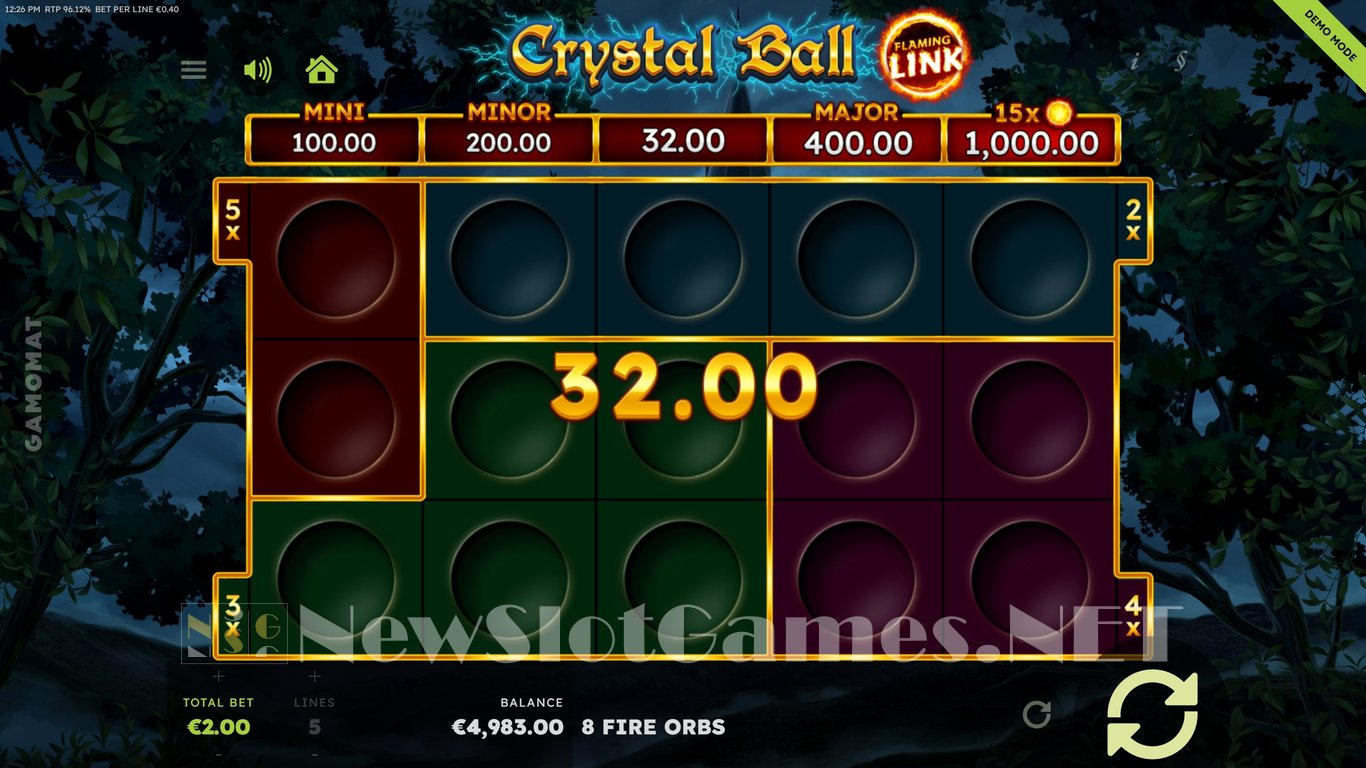 Crystal Ball Flaming Link Slot Slot Image in Demo - pic. 7