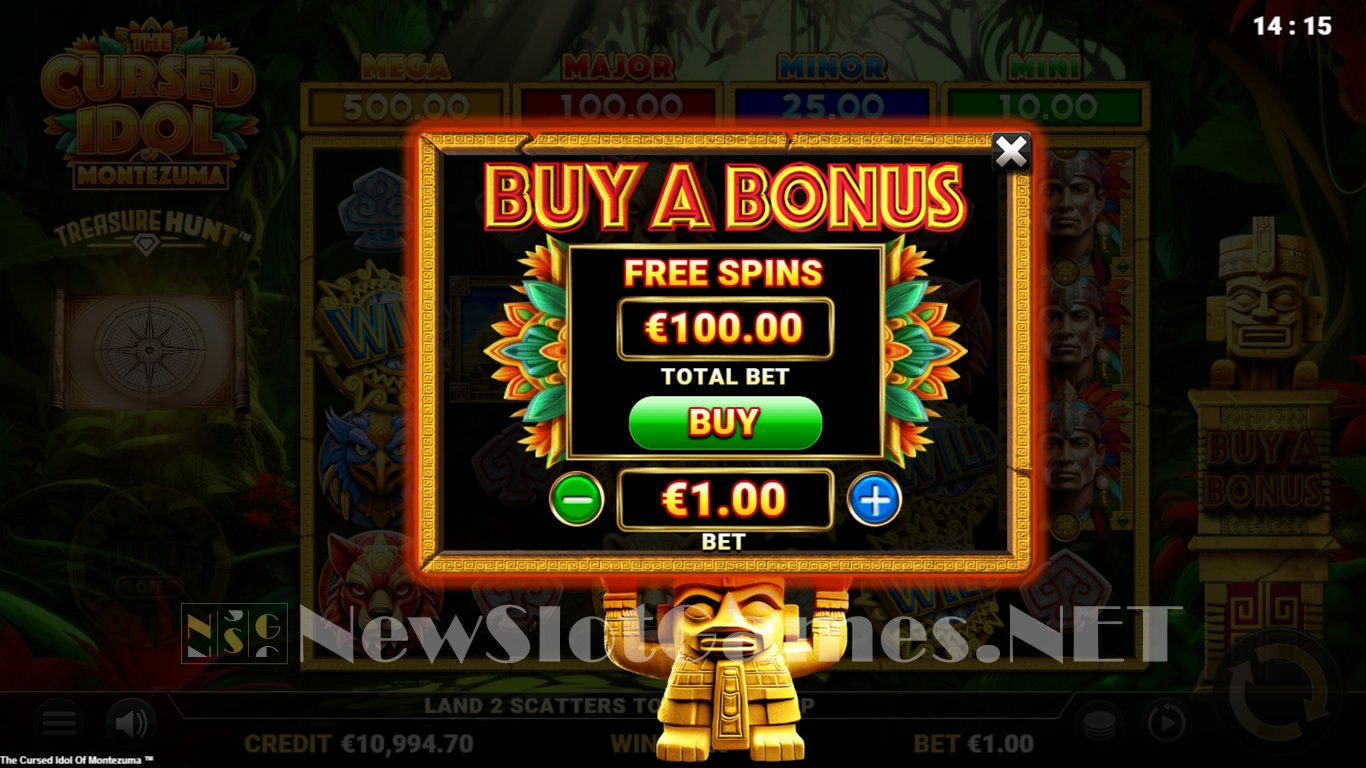 The Cursed Idol of Montezuma Treasure Hunt Slot Slot Image in Demo - pic. 5