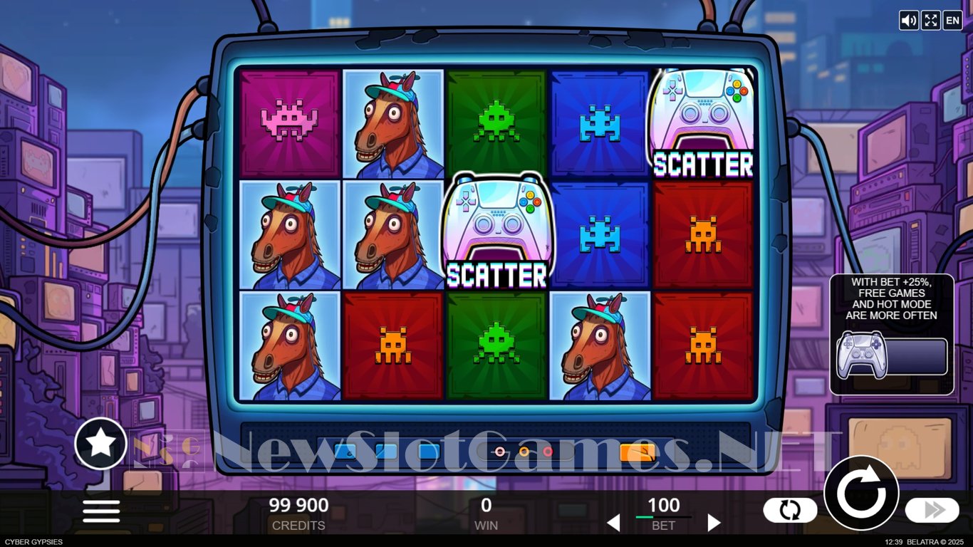 Cyber Gypsies Slot Demo Image