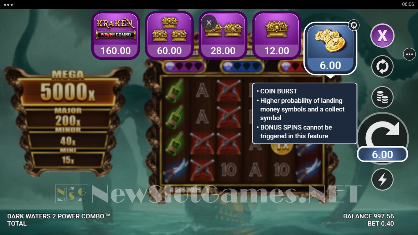 Dark Waters 2 Power Combo Slot Slot Image in Demo - pic. 5