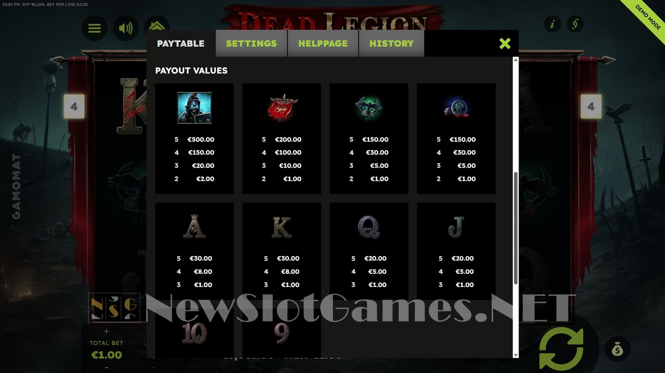 Dead Legion Slot Slot Image in Demo - pic. 6