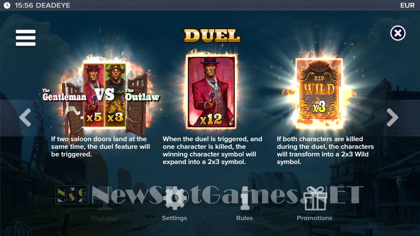 Deadeye Slot Slot Image in Demo - pic. 7