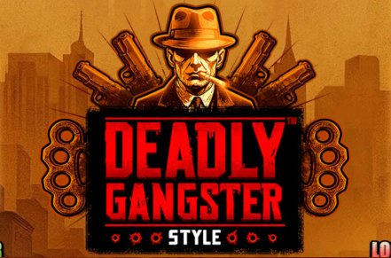 Deadly Gangster Style Slot Logo