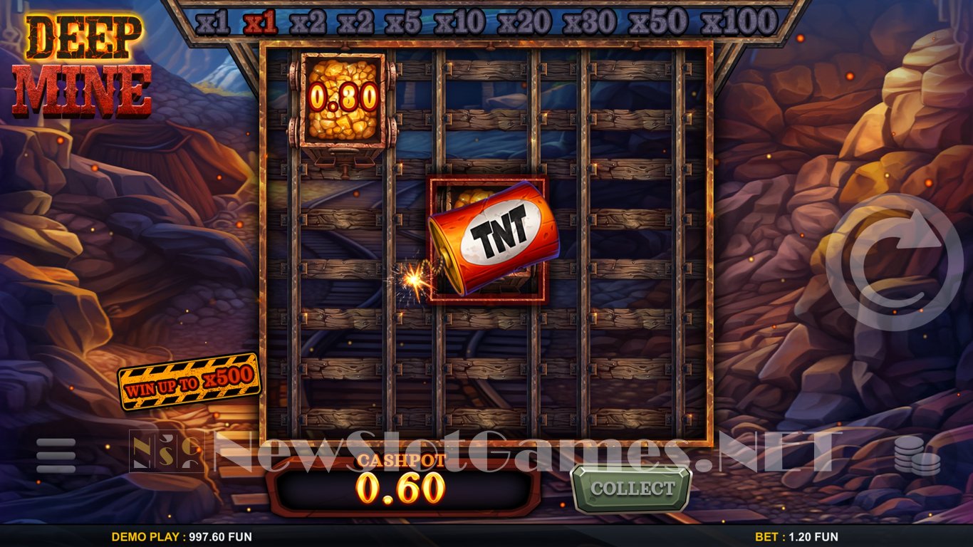 Deep Mine Game Slot Image in Demo - pic. 2