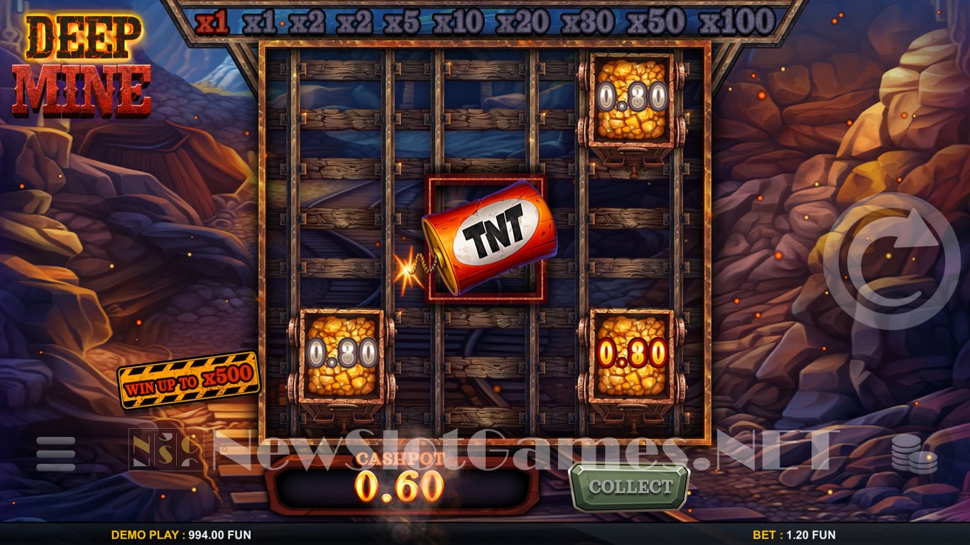 Deep Mine Game Slot Image in Demo - pic. 3