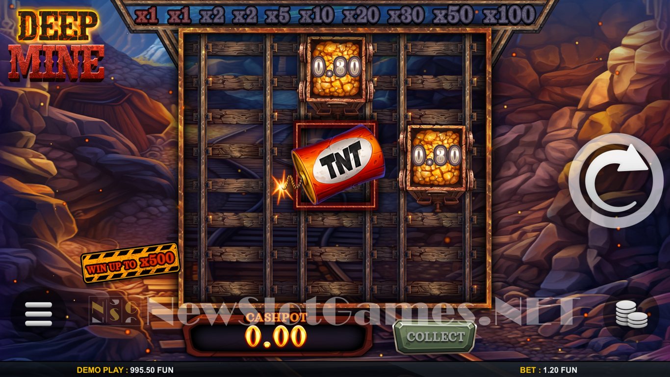 Deep Mine Game Slot Image in Demo - pic. 4