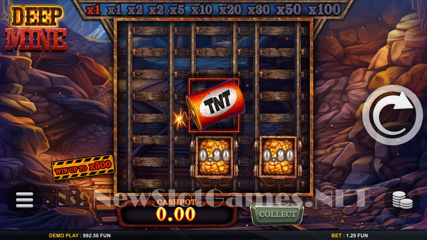 Deep Mine Game Slot Image in Demo - pic. 5