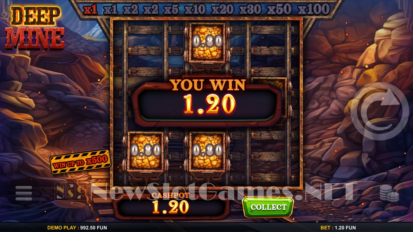 Deep Mine Game Slot Image in Demo - pic. 6