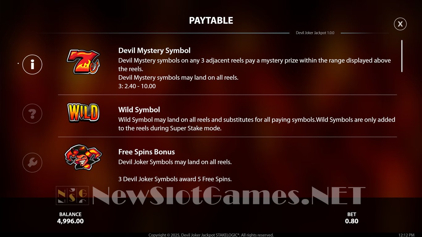 Devil Joker Jackpot Slot Slot Image in Demo - pic. 4